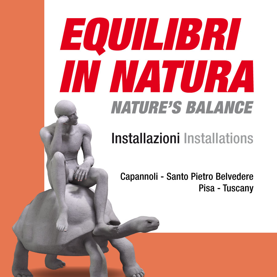 Installazioni artistiche Equilibri in natura