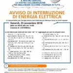 chiusura per interruzione energia elettrica